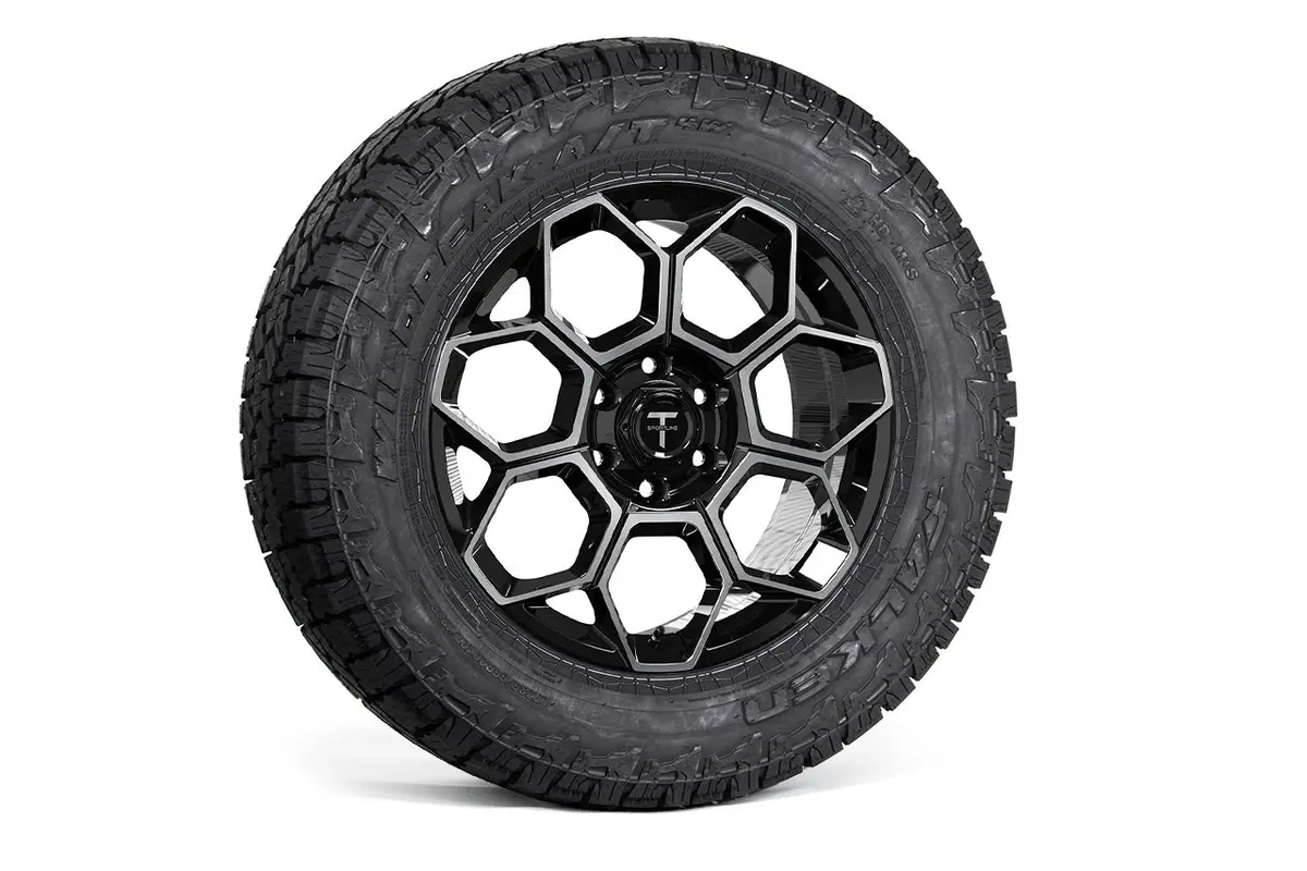 Ct7 20" Tesla Cybertruck Fully Forged Lightweight Tesla Wheel And Tire Package (Set Of 4) 44