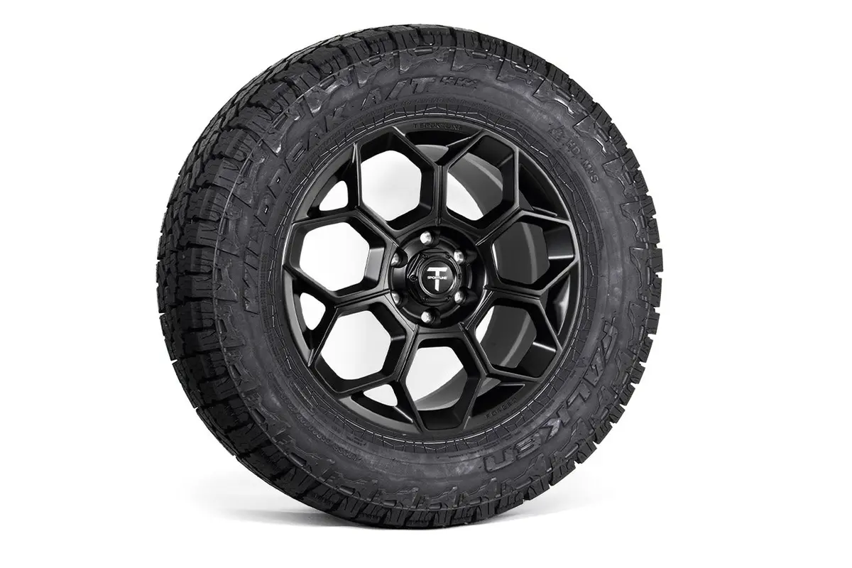Ct7 20" Tesla Cybertruck Fully Forged Lightweight Tesla Replacement Wheel And Tire 1