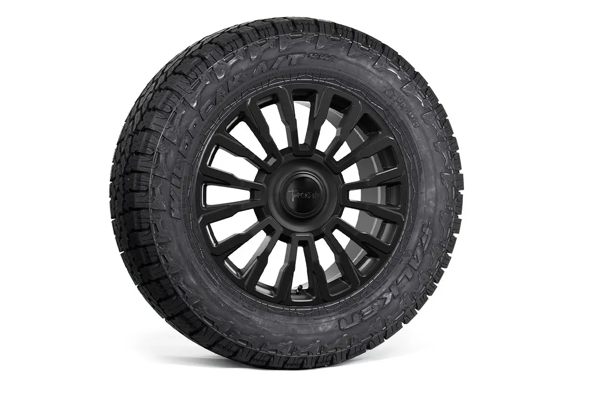 Ct8 20" Tesla Cybertruck Fully Forged Monoblock Tesla Wheel And Tire Package (Set Of 4) 1