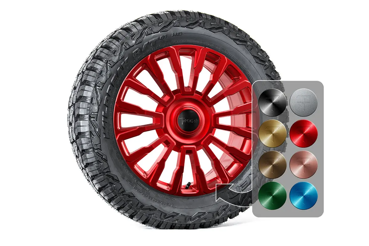 CT8 Forged 22-Inch Lightweight Wheel and Tire Package for Tesla Cybertruck (4-Pack) - Image 13