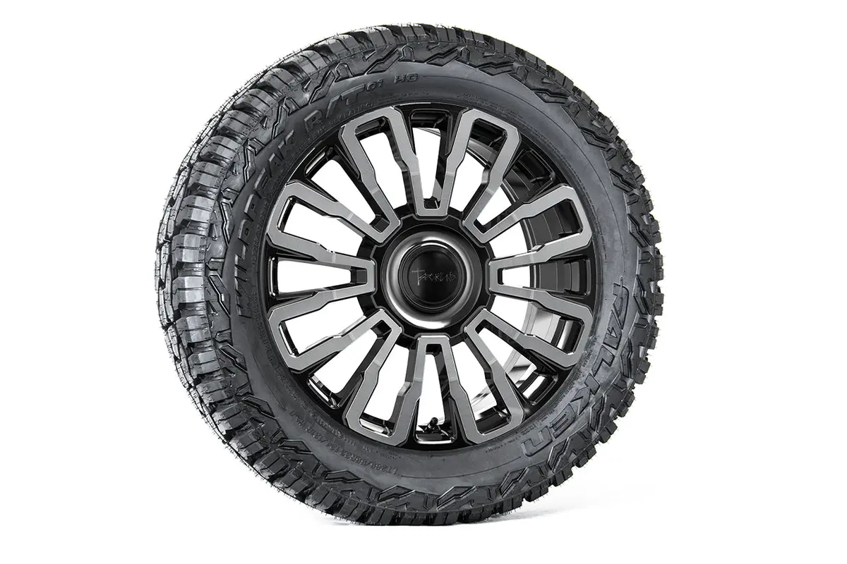 Ct8 22" Tesla Cybertruck Fully Forged Lightweight Tesla Wheel And Tire Package (Set Of 4) 13