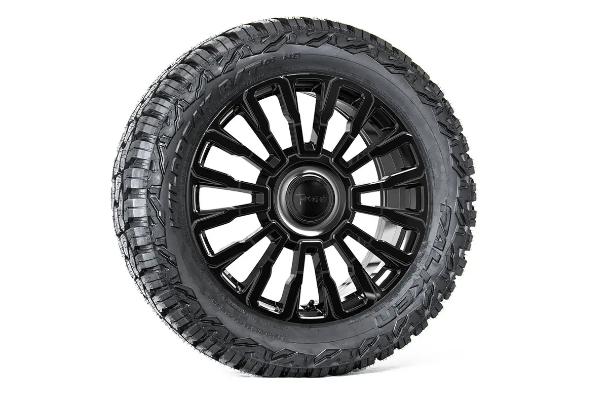 Ct8 22" Tesla Cybertruck Fully Forged Lightweight Tesla Wheel And Tire Package (Set Of 4) 7