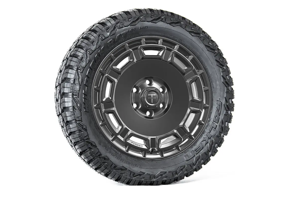 CT9 Forged 22-Inch Wheel & Tire Kit for Tesla Cybertruck – Set of 4 - Image 3