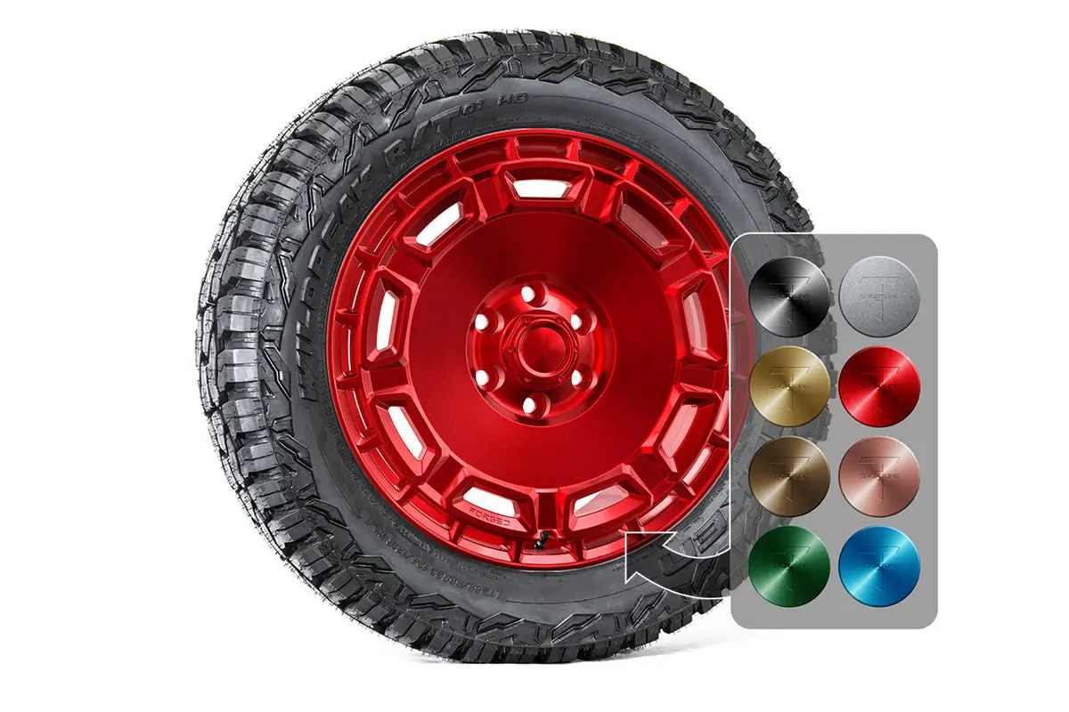 CT9 Forged 22-Inch Wheel & Tire Kit for Tesla Cybertruck – Set of 4 - Image 7