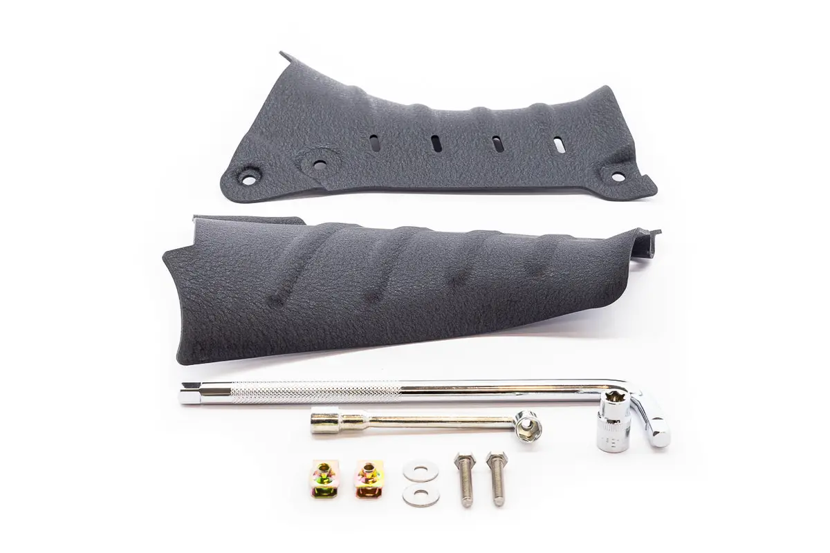 Model 3 Coolant Line Aluminum Alloy Skid Plate Protection Guards (1 Set) 1