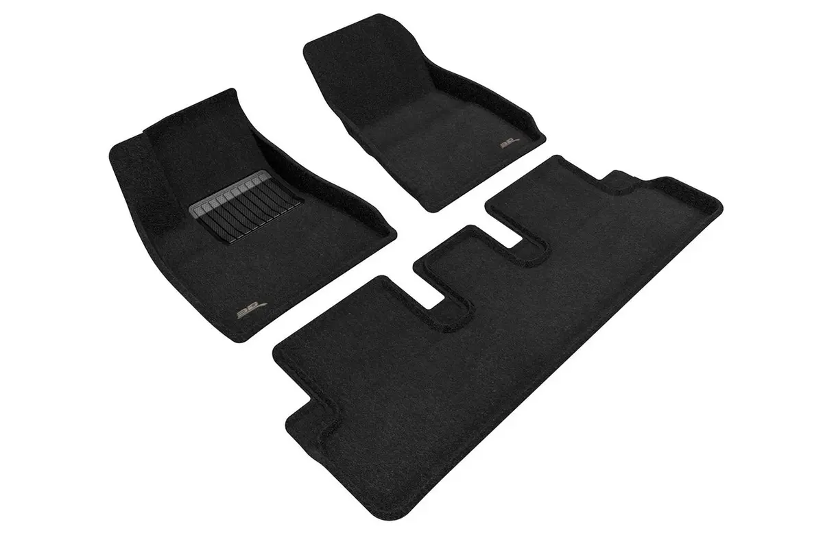 Tesla Model 3 Highland Maxpider 3D Elegant All-Weather Custom Fit Floor Liner Mats (Set Of 3) 1
