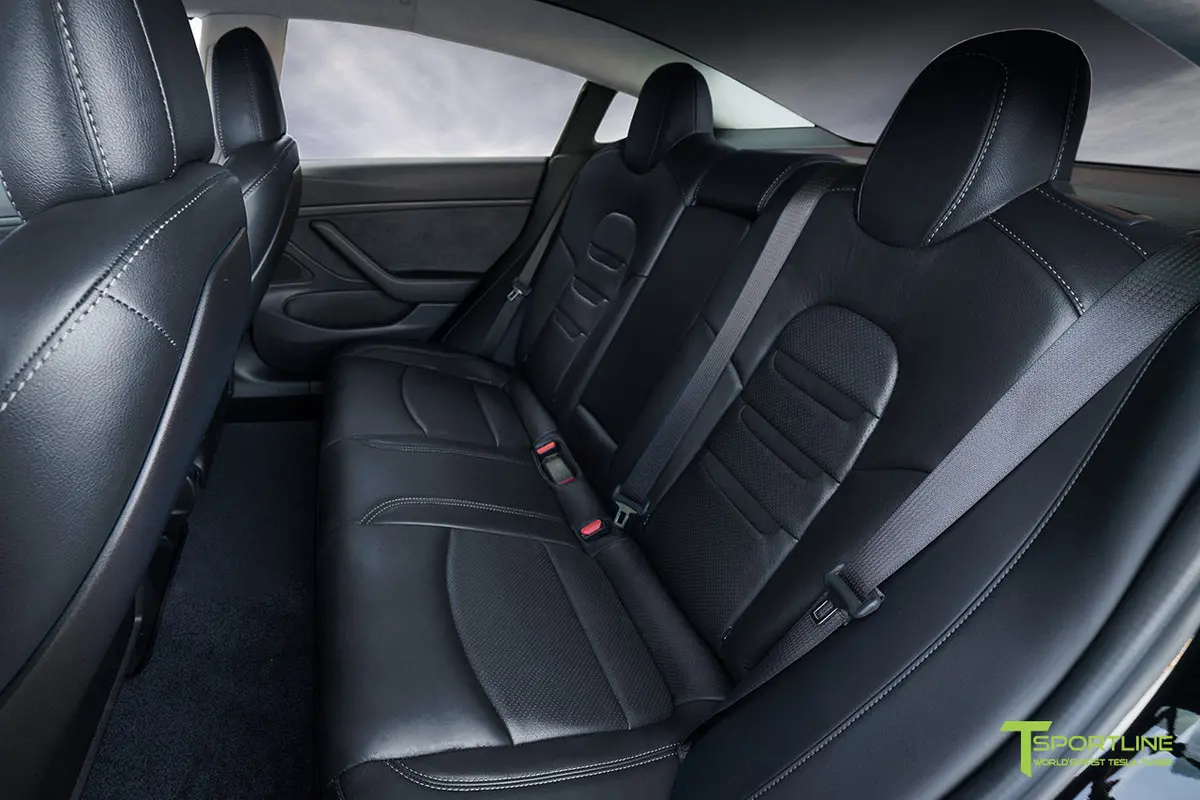 Tesla Model 3 (2017 - 2023) Seat Interior Upgrade Kit - Insignia Design - Perforated 11