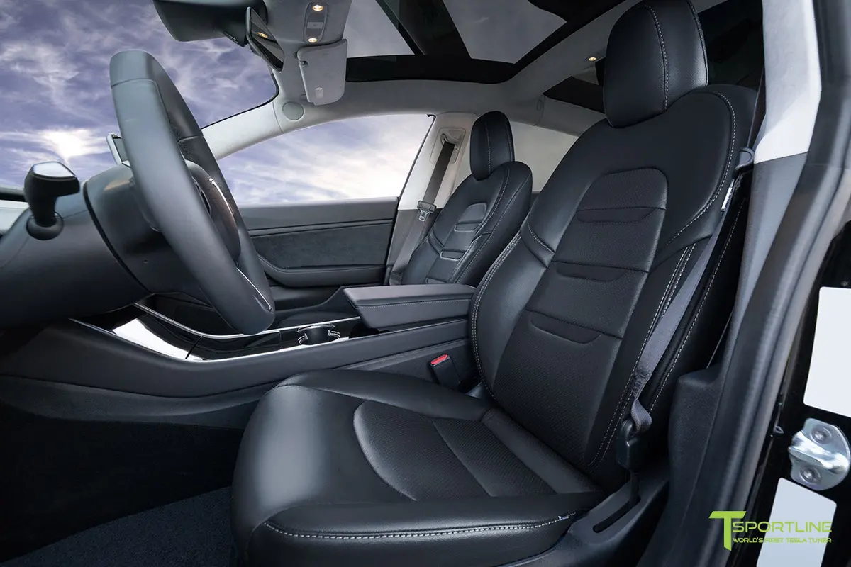 Tesla Model 3 (2017 - 2023) Seat Interior Upgrade Kit - Insignia Design - Perforated 10