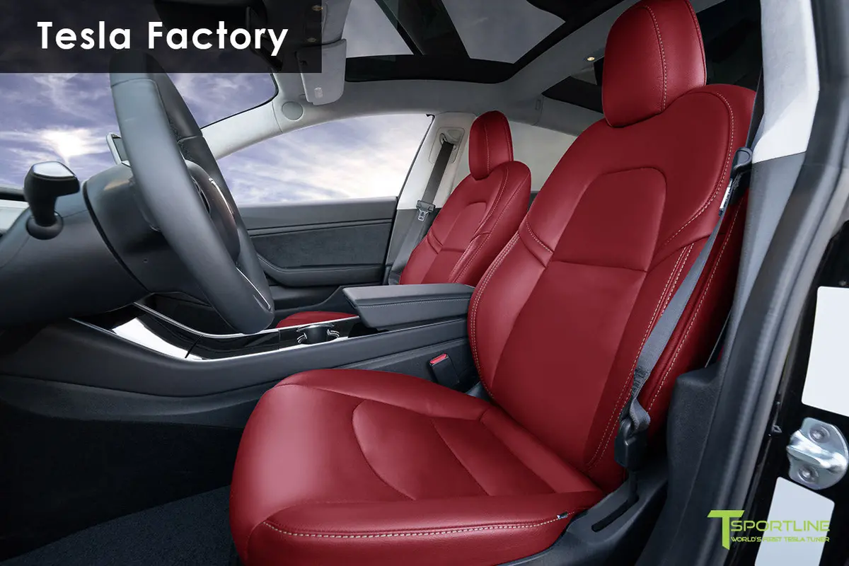 Tesla Model 3 (2017 - 2023) Seat Interior Upgrade Kit - Factory Design 1