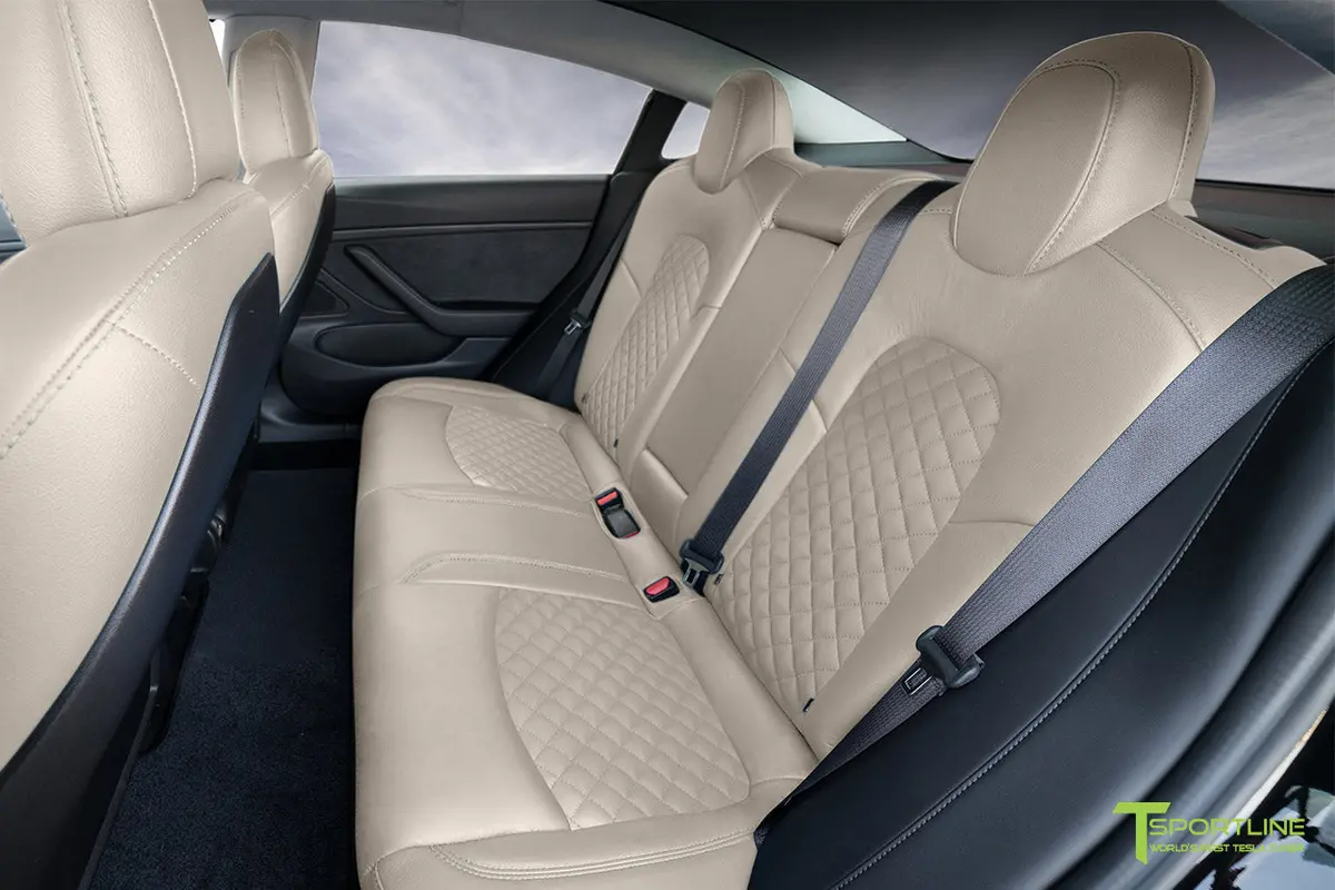 Tesla Model 3 (2017 - 2023) Seat Interior Upgrade Kit - Signature Diamond Design 27