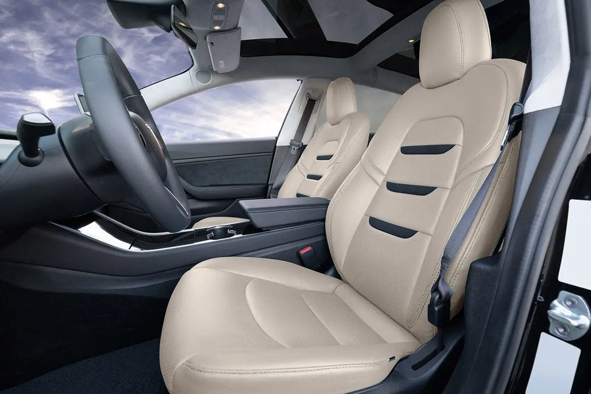 Perforated Insignia Interior Seat Upgrade Kit for Tesla Model 3 (2017–2023) - Image 43