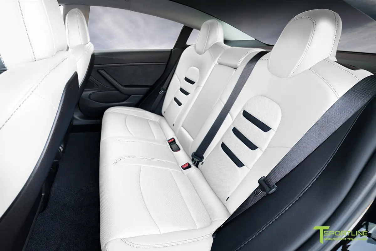 Tesla Model 3 (2017 - 2023) Seat Interior Upgrade Kit - Insignia Design - Perforated 29
