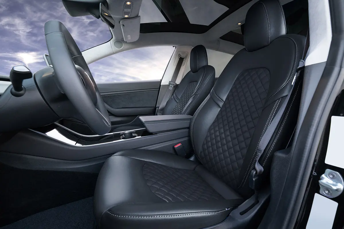 Tesla Model 3 (2017 - 2023) Seat Interior Upgrade Kit - Signature Diamond Design 5