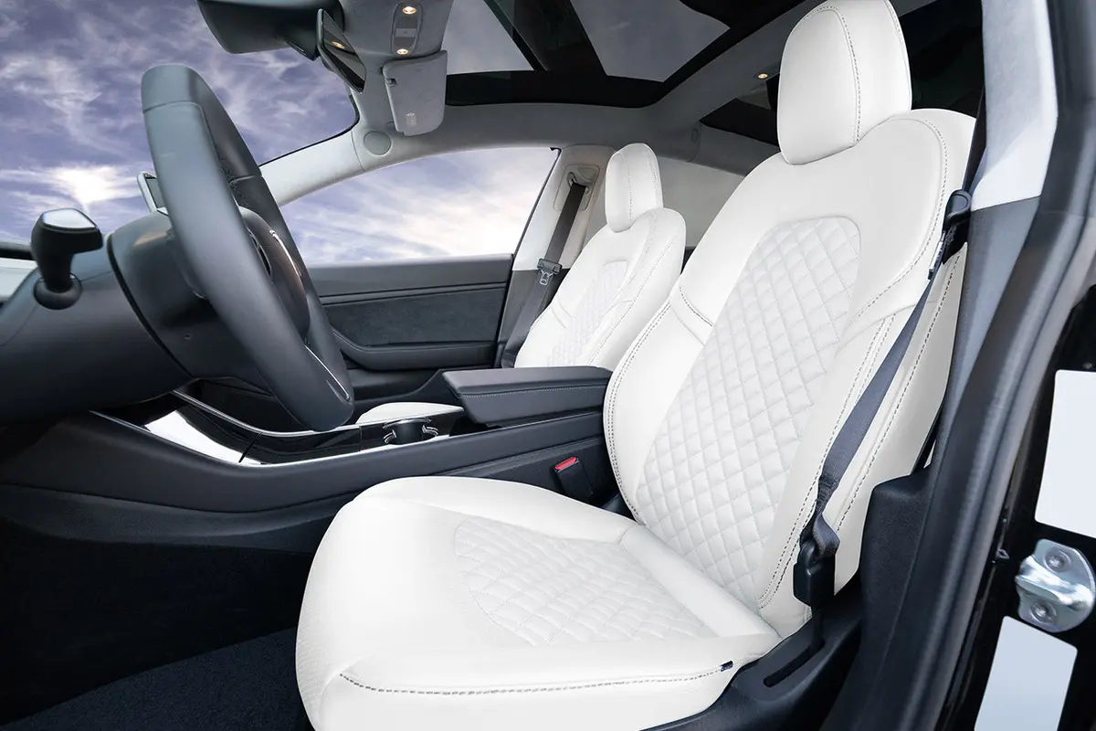 Tesla Model 3 (2017 - 2023) Seat Interior Upgrade Kit - Signature Diamond Design 2