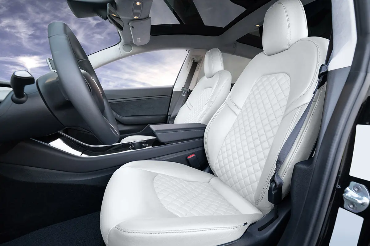 Tesla Model 3 (2017 - 2023) Seat Interior Upgrade Kit - Signature Diamond Design 3