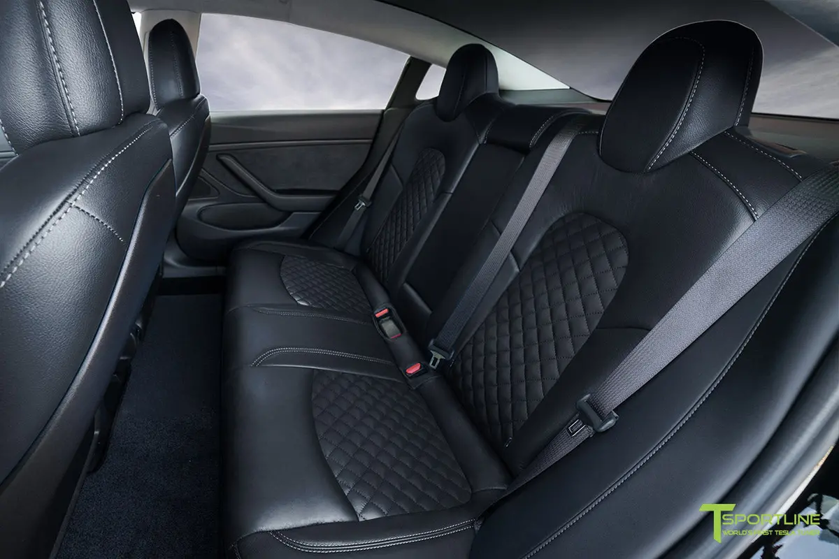Tesla Model 3 (2017 - 2023) Seat Interior Upgrade Kit - Signature Diamond Design 15