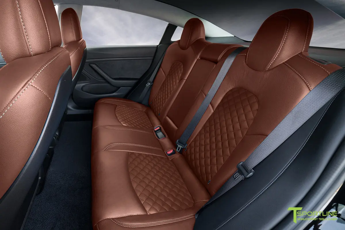 Tesla Model 3 (2017 - 2023) Seat Interior Upgrade Kit - Signature Diamond Design 21