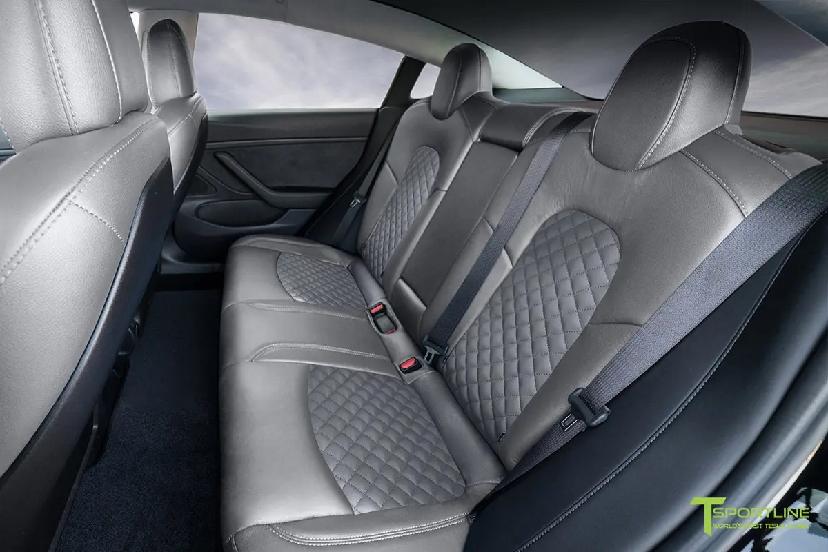 Tesla Model 3 (2017 - 2023) Seat Interior Upgrade Kit - Signature Diamond Design 23