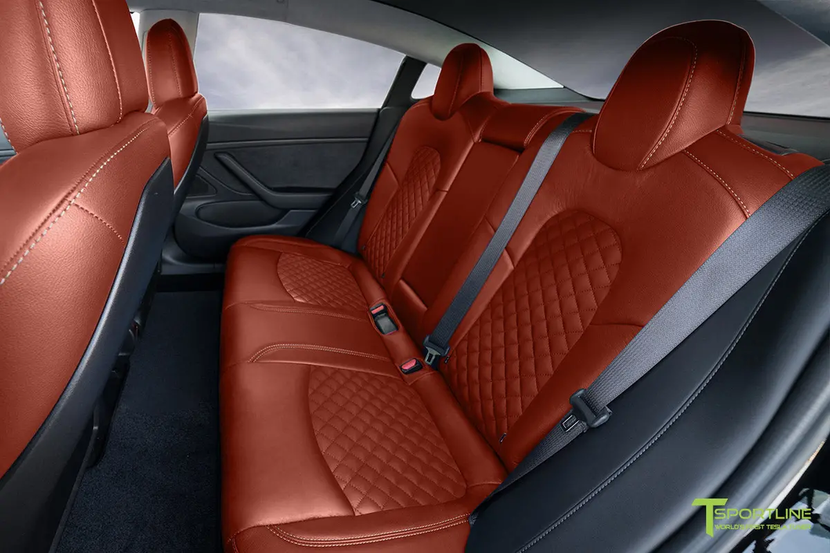 Tesla Model 3 (2017 - 2023) Seat Interior Upgrade Kit - Signature Diamond Design 29