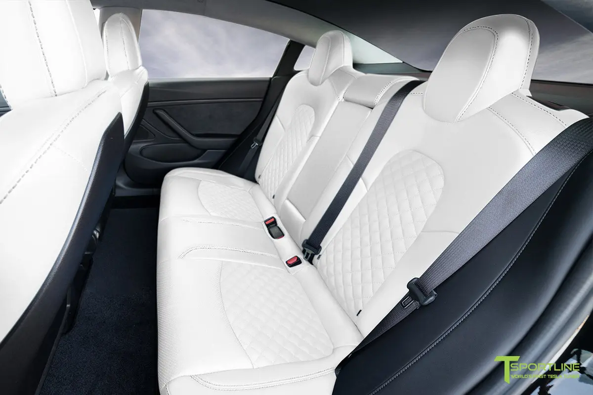 Tesla Model 3 (2017 - 2023) Seat Interior Upgrade Kit - Signature Diamond Design 17