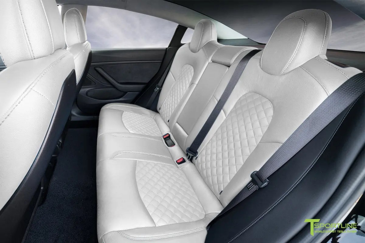 Tesla Model 3 (2017 - 2023) Seat Interior Upgrade Kit - Signature Diamond Design 19