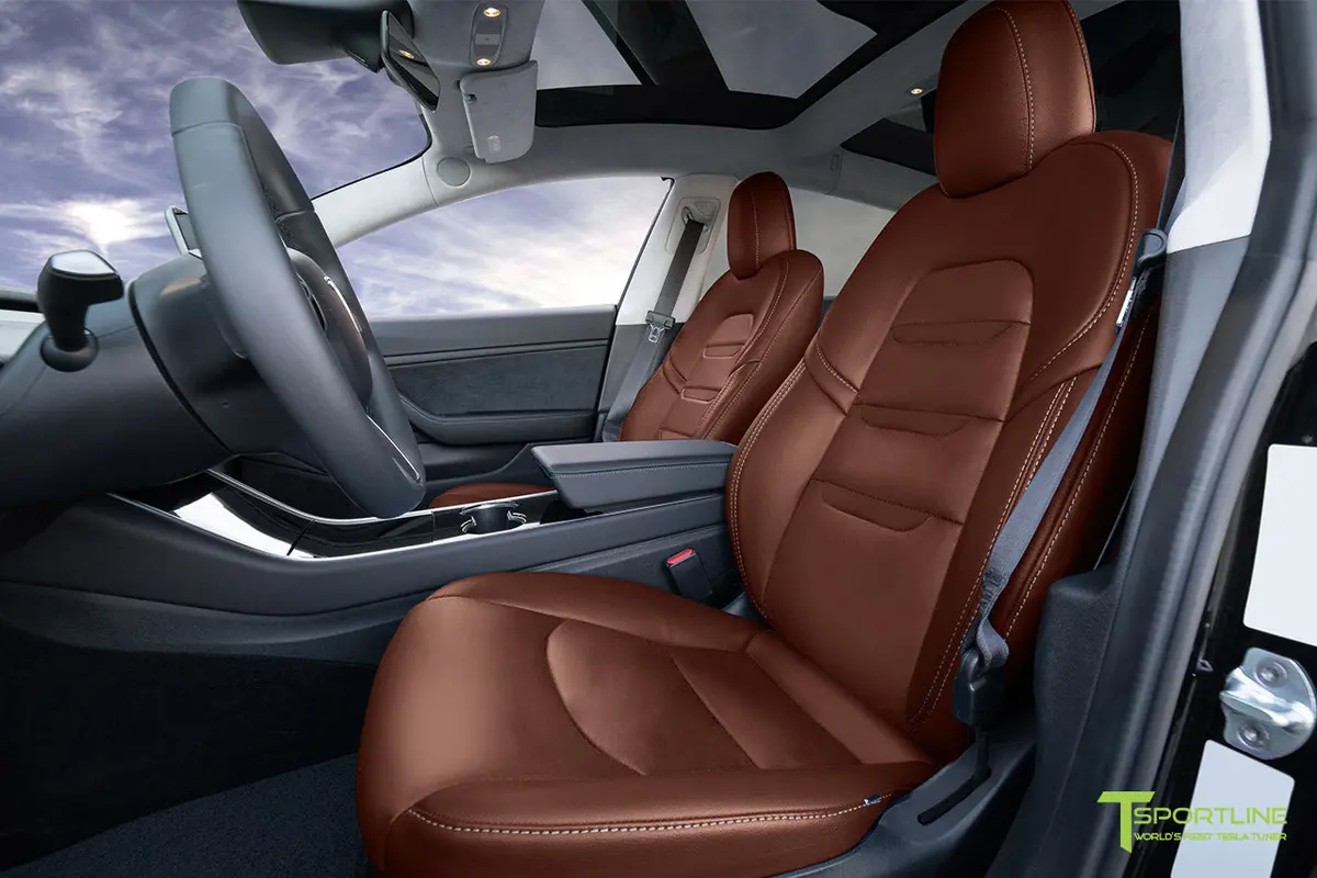 Tesla Model 3 (2017 - 2023) Seat Interior Upgrade Kit - Insignia Design 14