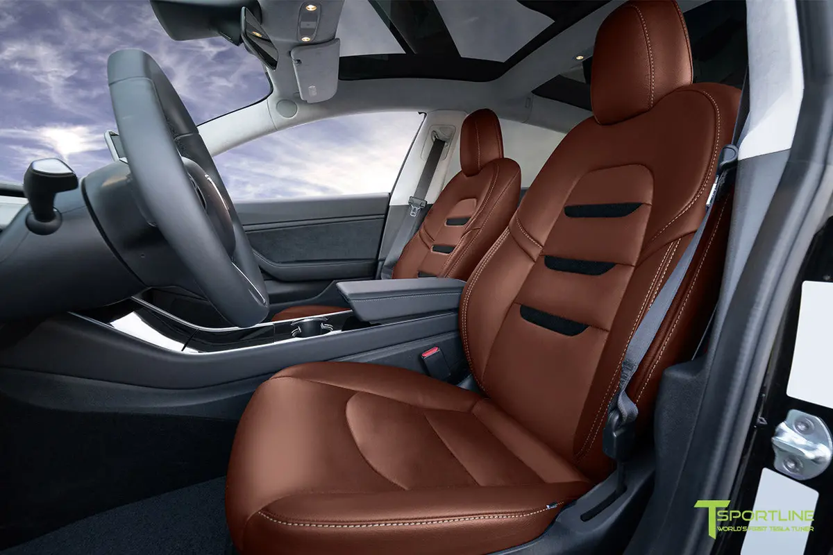 Tesla Model 3 (2017 - 2023) Seat Interior Upgrade Kit - Insignia Design 16