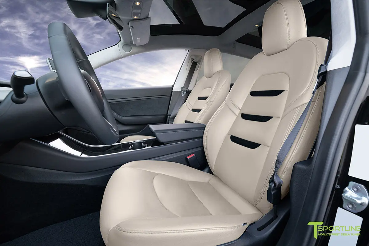 Tesla Model 3 (2017 - 2023) Seat Interior Upgrade Kit - Insignia Design 24