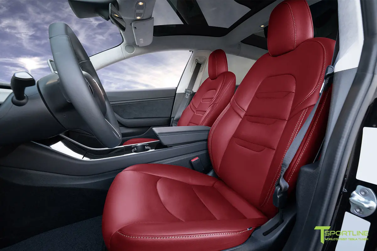 Tesla Model 3 (2017 - 2023) Seat Interior Upgrade Kit - Insignia Design 2