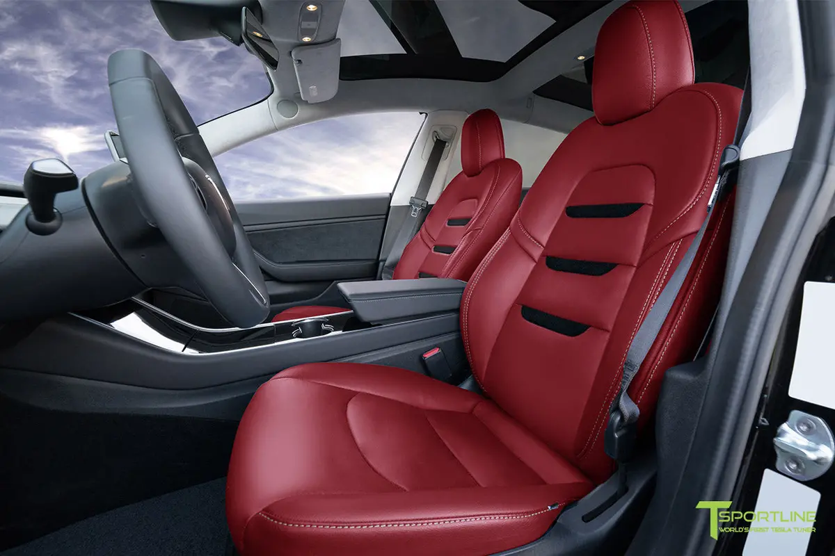 Tesla Model 3 (2017 - 2023) Seat Interior Upgrade Kit - Insignia Design 4