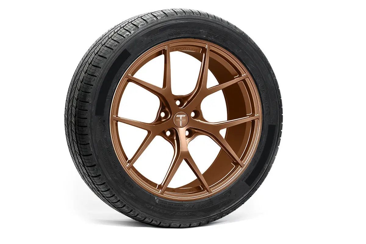 Tesla Model 3 Txl115 18" Fully Forged Lightweight Tesla Wheel And Tire Package (Set Of 4) Open Box Special! 3