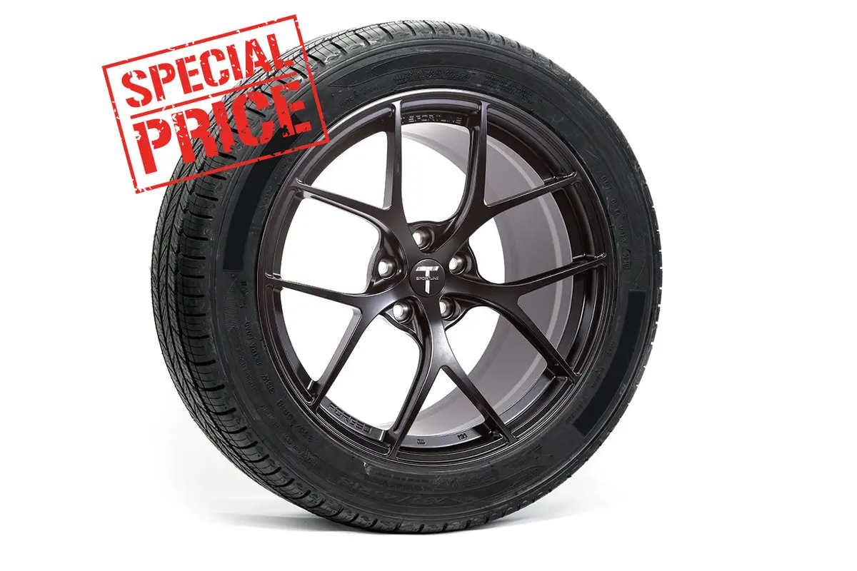 Tesla Model 3 Txl115 18" Fully Forged Lightweight Tesla Wheel And Tire Package (Set Of 4) Overstock Blowout Special! 1