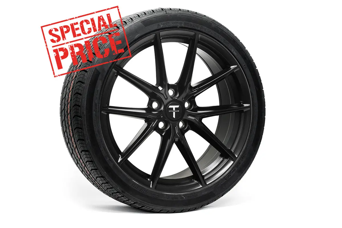 Tesla Model 3 Tsf 19" Wheel And Tire Package (Set Of 4) Overstock Blowout Special! 1