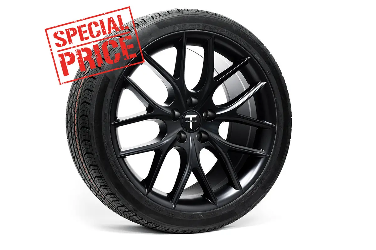 Tesla Model 3 Tsr 19" Wheel And Tire Package (Set Of 4) Open Box Special! 1