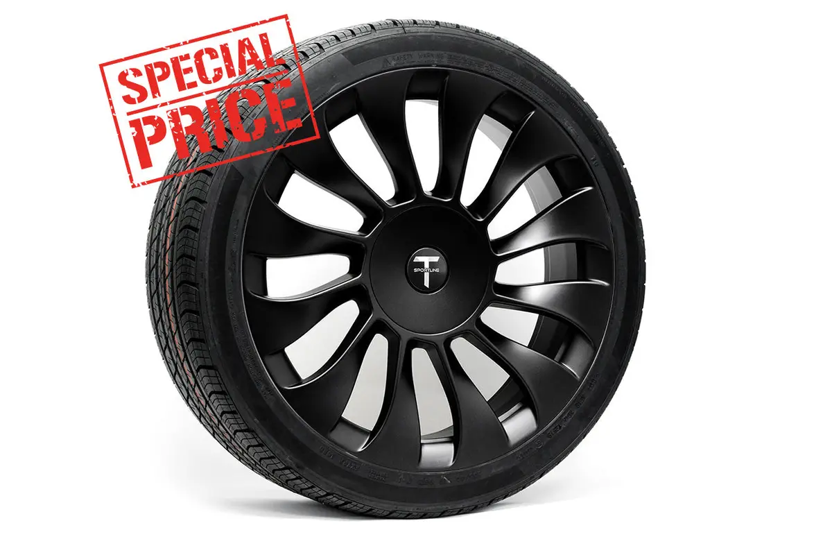 Tesla Model Y Tsv 19" Wheel And Tire Package (Set Of 4) Open Box Special! 1