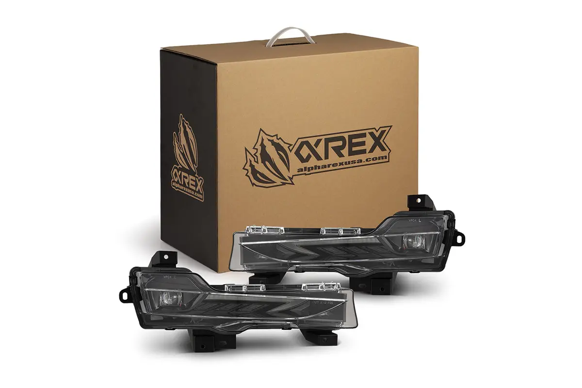 Alpharex Dual Color Led Projector Fog Lights For Tesla Model 3 / Y 1