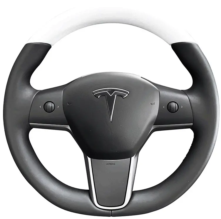 Tesla Model 3 / Y Custom Steering Wheels - Carbon Fiber, Wood, Leather 1