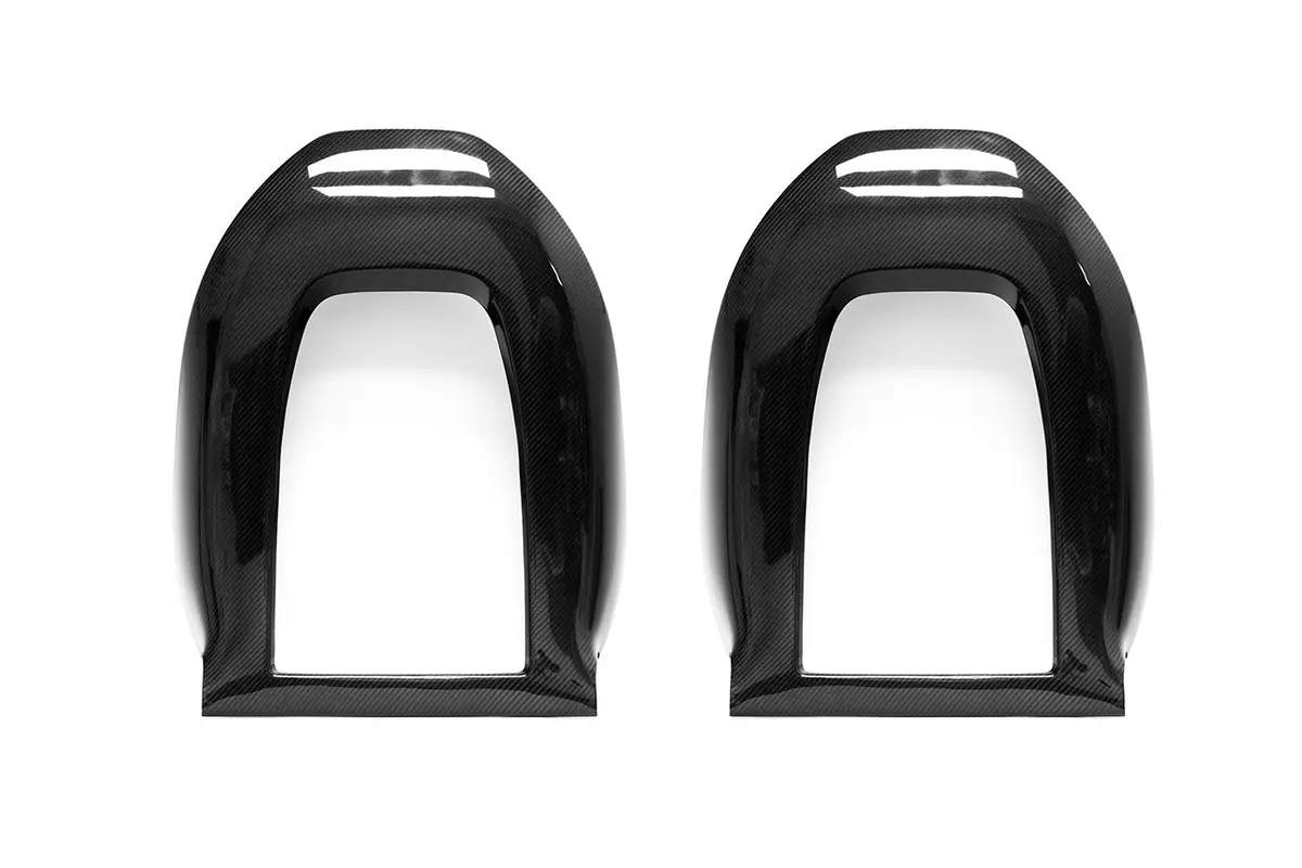 Tesla Model Y Precision Carbon Fiber Seat Back Set (2 Front Seats) 1