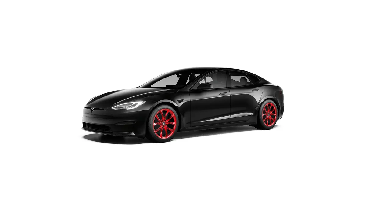 Tssf 20" Tesla Model S Long Range & Plaid Wheel And Tire Package (Set Of 4) 23