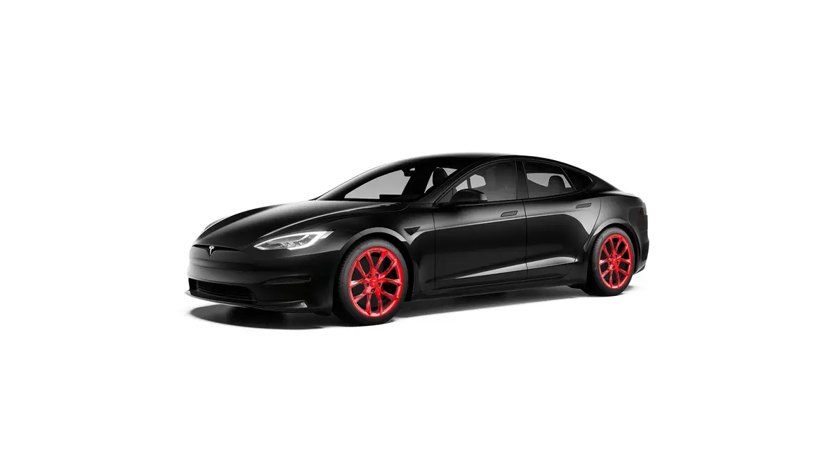 Tssf 20" Tesla Model S Long Range & Plaid Wheel And Tire Package (Set Of 4) 22