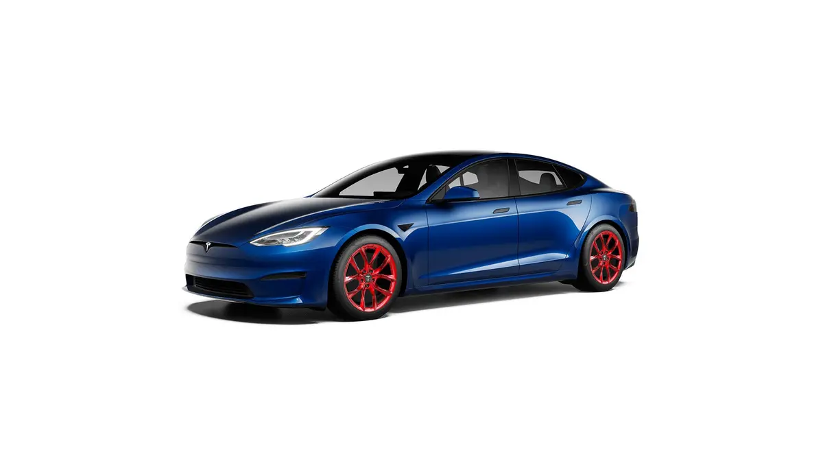 Tssf 20" Tesla Model S Long Range & Plaid Wheel And Tire Package (Set Of 4) 37