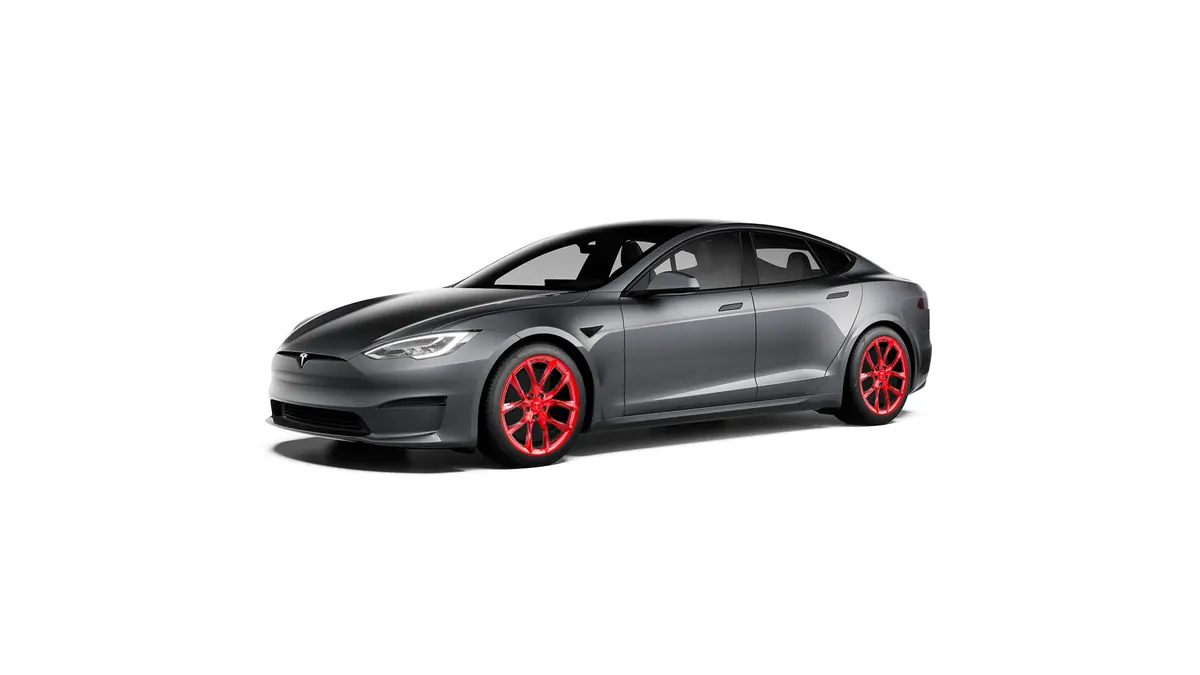 Tssf 20" Tesla Model S Long Range & Plaid Wheel And Tire Package (Set Of 4) 29