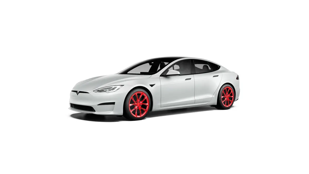 Tssf 20" Tesla Model S Long Range & Plaid Wheel And Tire Package (Set Of 4) 15