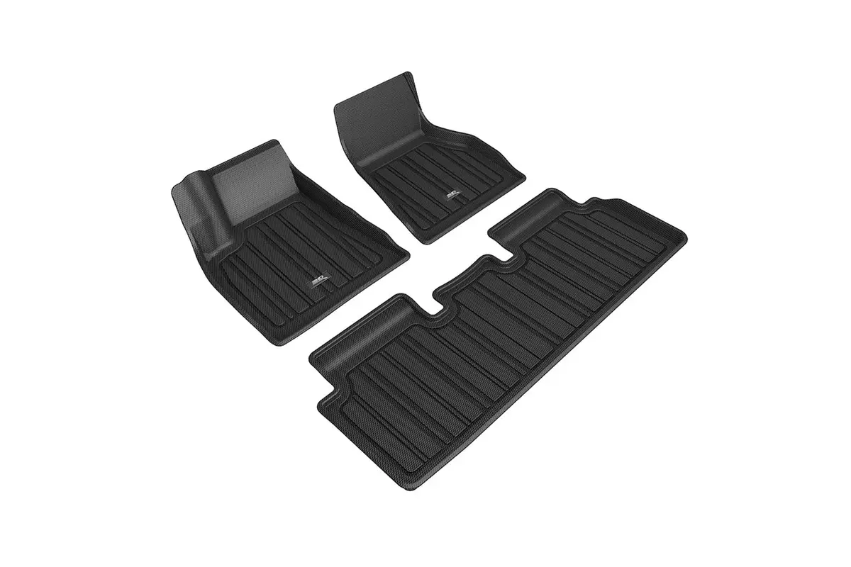 Tesla Model S 2020 Maxpider 3D Elitect All-Weather Custom Fit Floor Liner Mats 1