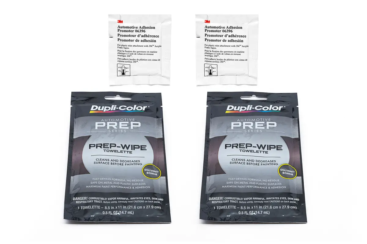 Wax And Grease Remover Surface Prep-Wipe & 3M Tape Adhesion Promoter Kit (4Pcs) 1