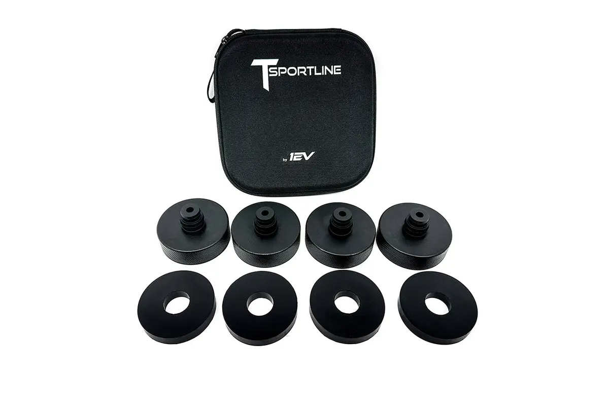 Tesla Lifting Jack Adapter Pad Pucks & Case For Model S 3 X Y 1