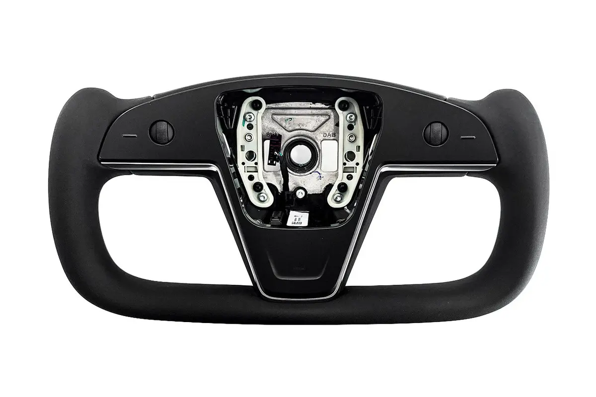 Tesla Model S / X Plaid & Long Range Yoke - Factory Stock New Part - Latest Design 1