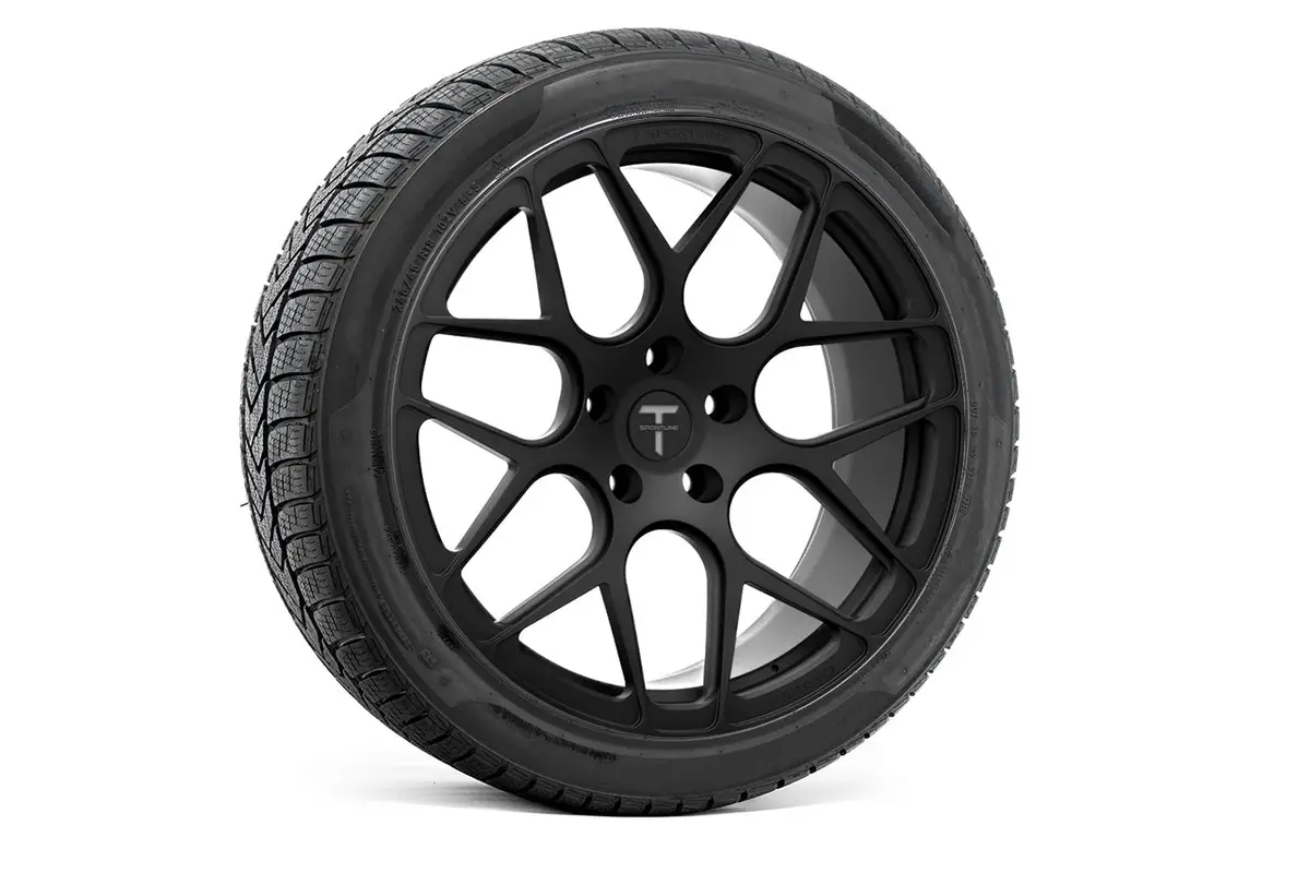 Ts117 19" Tesla Model S Long Range & Plaid Wheel And Tire Package (Set Of 4) 1