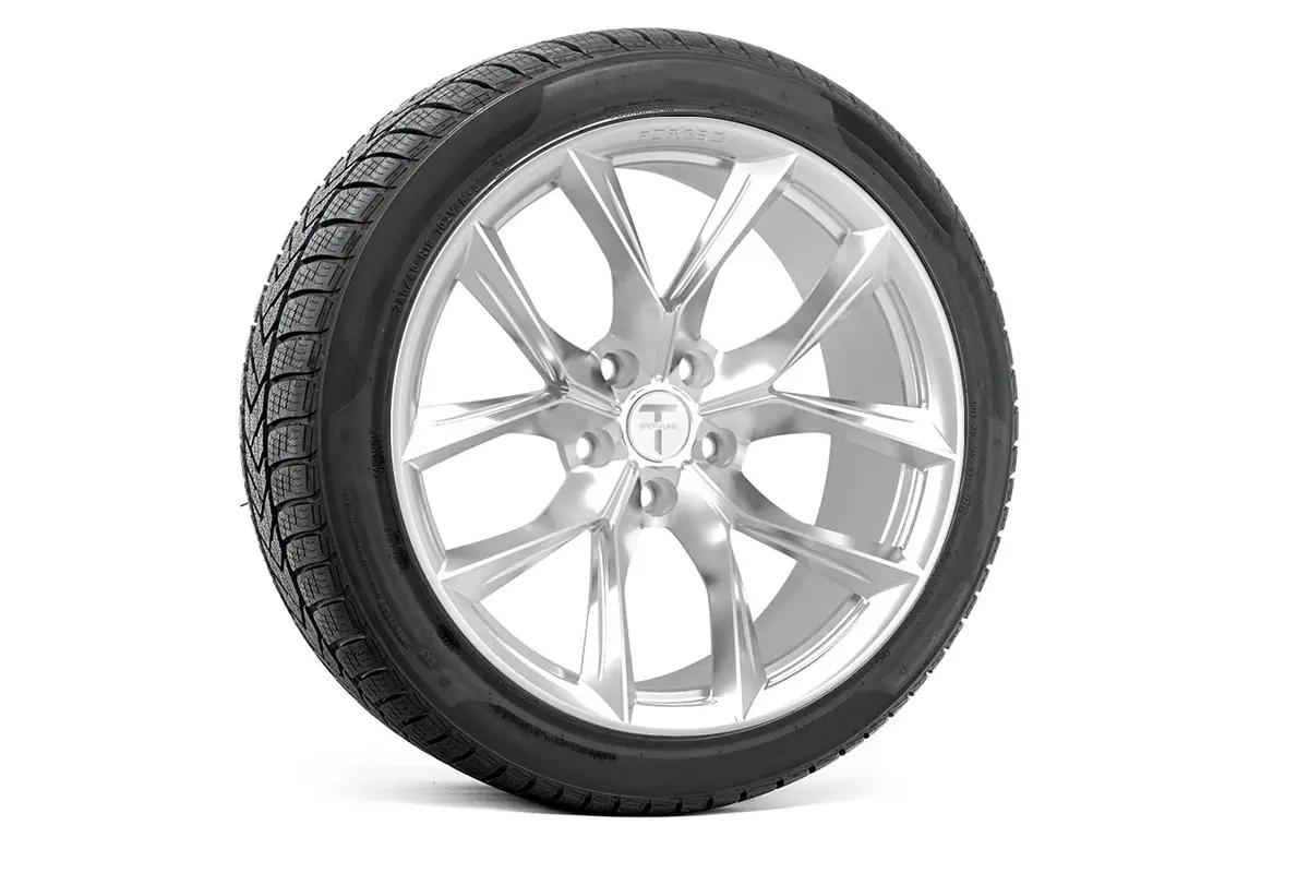 Tssf 19" Tesla Model S Long Range & Plaid Wheel And Tire Package (Set Of 4) 17