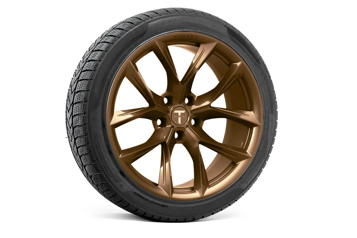 Tssf 19" Tesla Model S Long Range & Plaid Wheel And Tire Package (Set Of 4) 13